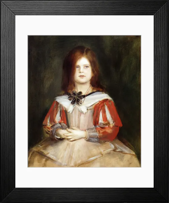 Framed Print : Portrait of Gabriella Lenbach, 1898. Artist: Franz von Lenbach Framed Print : Portrait of Gabriella Lenbach, 1898. Artist: Franz von Lenbach