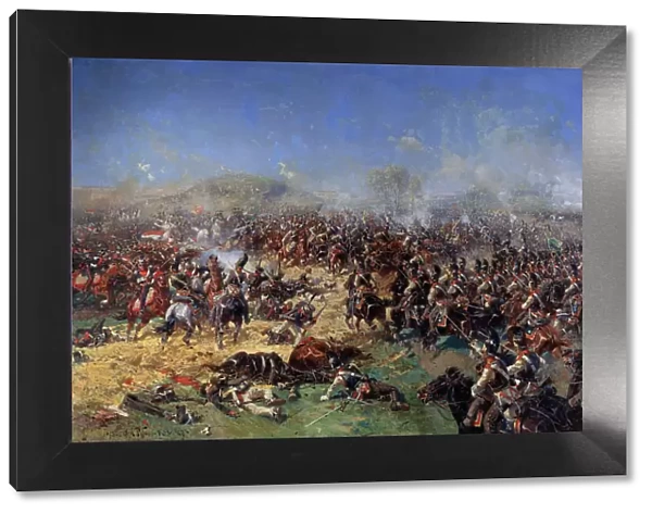 The Battle of Borodino on August 26, 1812. Third French Attack, 1913. Artist: Franz Roubaud