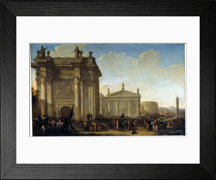 Framed Print : A Triumphal Procession, 17th or early 18th century. Artist: Willem van de Velde the Younger Framed Print : A Triumphal Procession, 17th or early 18th century. Artist: Willem van de Velde the Younger