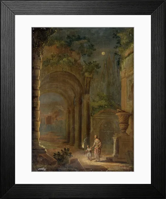 Framed Print : Landscape, end of 16th century. Artist: Adam Elsheimer Framed Print : Landscape, end of 16th century. Artist: Adam Elsheimer