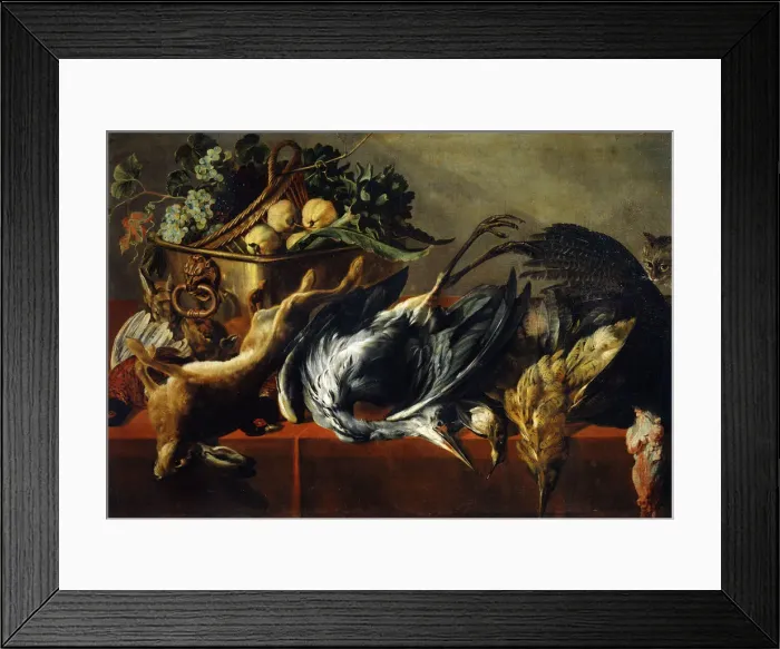 Framed Print : Still Life with an Ebony Chest, 17th century. Artist: Frans Snyders Framed Print : Still Life with an Ebony Chest, 17th century. Artist: Frans Snyders