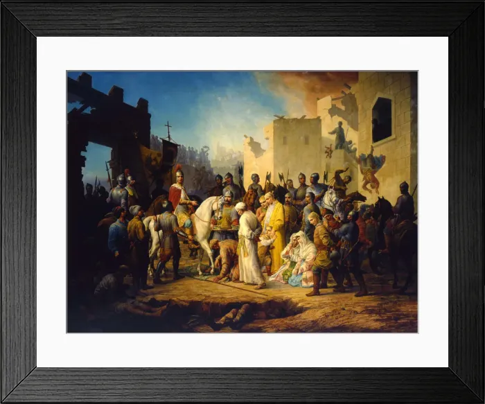 Framed Print : Tsar Ivan IV Conquering Kazan in 1552, 1894. Artist: Pyotr Shamshin Framed Print : Tsar Ivan IV Conquering Kazan in 1552, 1894. Artist: Pyotr Shamshin