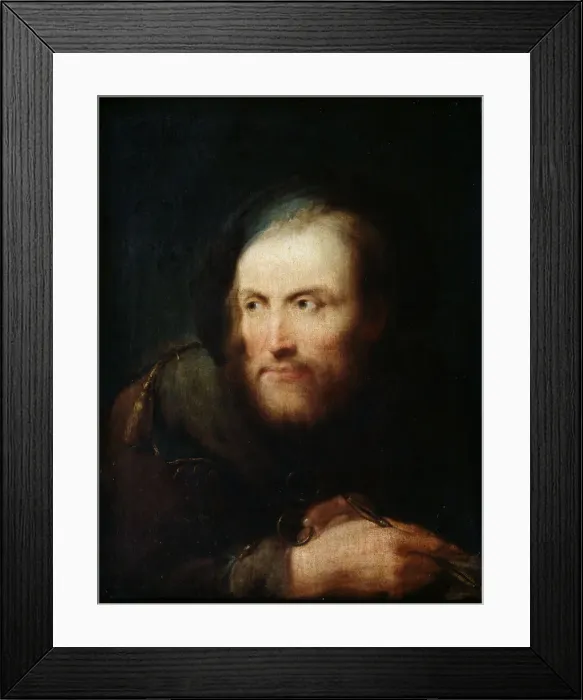 Framed Print : Portrait of a Man, 18th century. Artist: Giuseppe Nogari Framed Print : Portrait of a Man, 18th century. Artist: Giuseppe Nogari