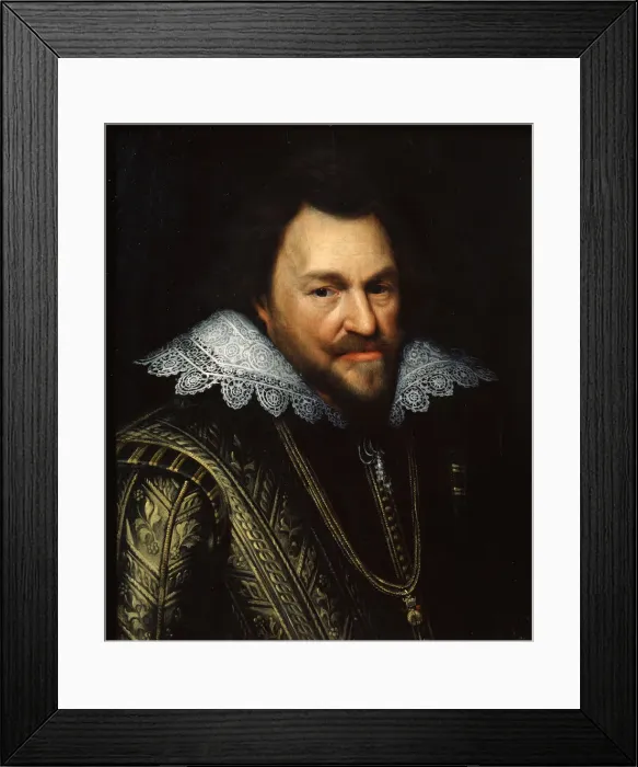Framed Print : Portrait of Philip William, Prince of Orange, late 17th or early 18th century(?). Artist: Dutch Master Framed Print : Portrait of Philip William, Prince of Orange, late 17th or early 18th century(?). Artist: Dutch Master