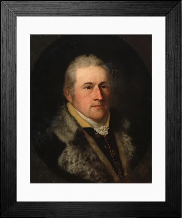 Framed Print : Portrait of Clemens of Aachen. Artist: German Master Framed Print : Portrait of Clemens of Aachen. Artist: German Master