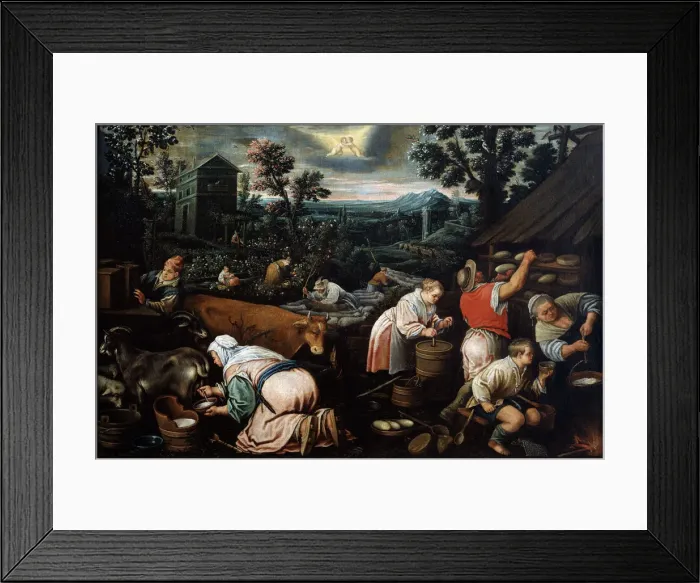 Framed Print : May (from the series The Seasons ), late 16th or early 17th century. Artist: Leandro Bassano Framed Print : May (from the series The Seasons ), late 16th or early 17th century. Artist: Leandro Bassano