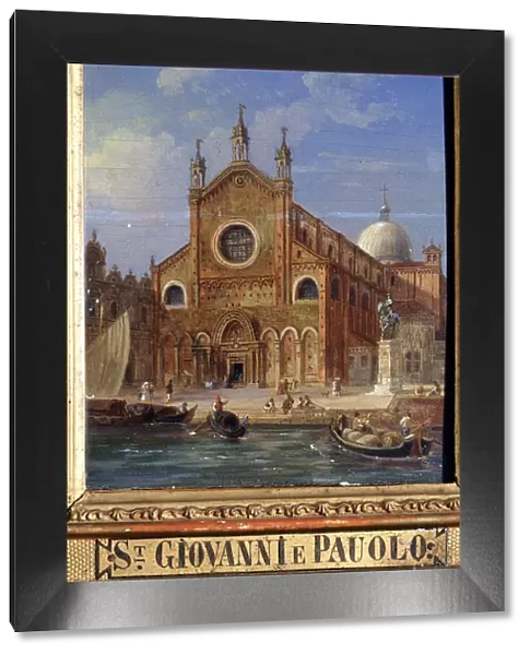 The Santi Giovanni e Paolo (San Zanipolo) Church, 19th century. Artist: Victor Adam
