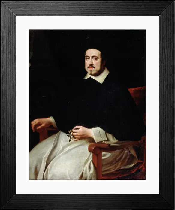 Framed Print : Portrait of the Bishop of Antwerp Ambrosius Cappelus, 17th century. Artist: Abraham Jansz van Diepenbeeck Framed Print : Portrait of the Bishop of Antwerp Ambrosius Cappelus, 17th century. Artist: Abraham Jansz van Diepenbeeck