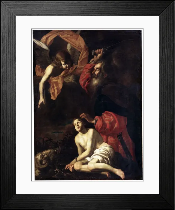 Framed Print : Abrahams Sacrifice of Isaac, c1615-c1620. Artist: Giovanni Battista Caracciolo Framed Print : Abrahams Sacrifice of Isaac, c1615-c1620. Artist: Giovanni Battista Caracciolo