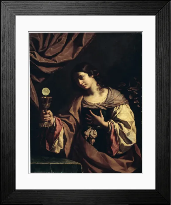 Framed Print : Allegory of the Faith, early 1630s. Artist: Guercino