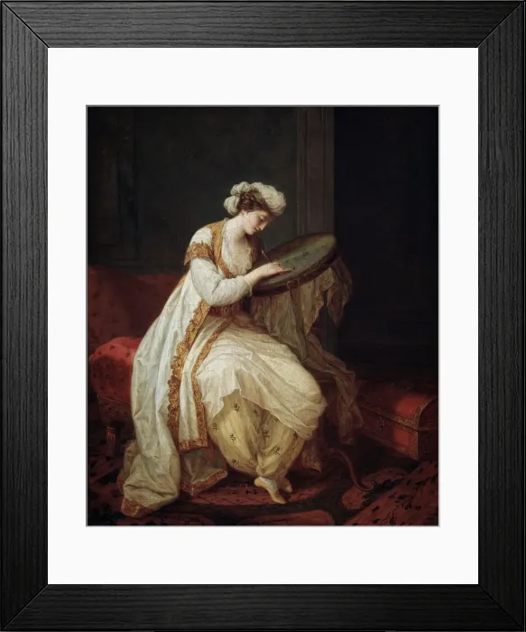 Framed Print : A Turkish Woman, 1773. Artist: Angelica Kauffman Framed Print : A Turkish Woman, 1773. Artist: Angelica Kauffman