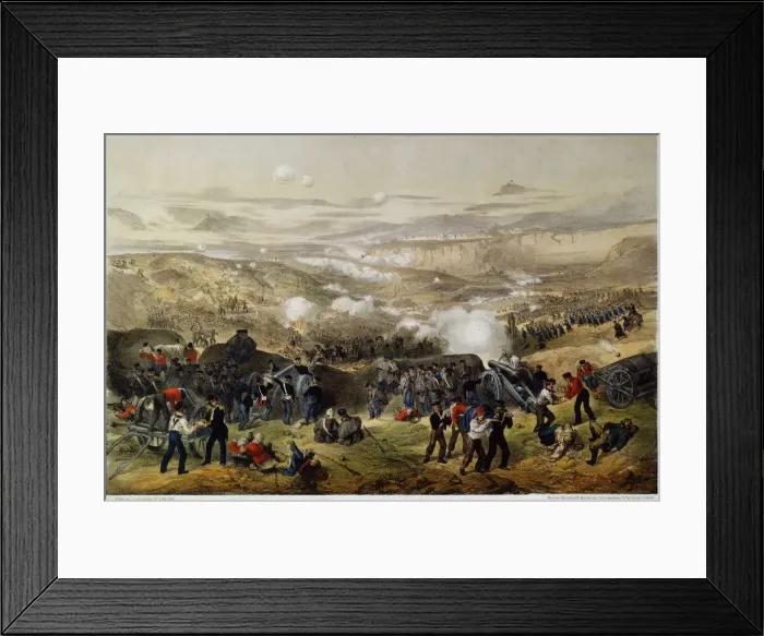 Framed Print : The Battle of Inkerman on November 5, 1854, 1855. Artist: Andrew Maclure Framed Print : The Battle of Inkerman on November 5, 1854, 1855. Artist: Andrew Maclure