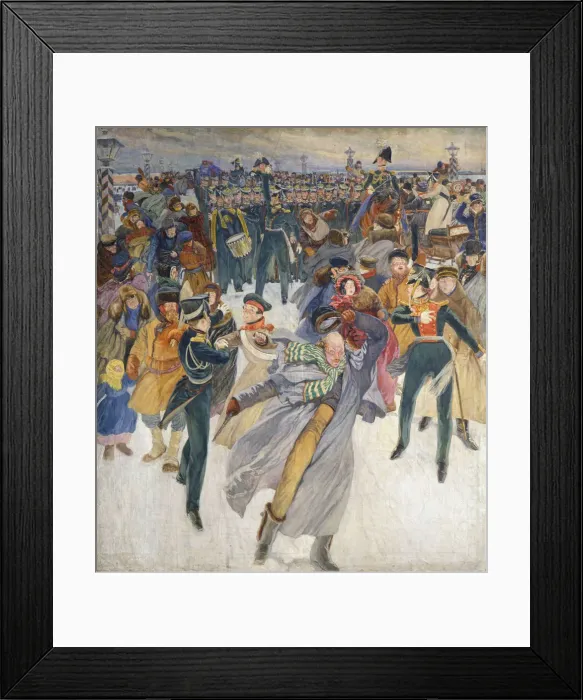 Framed Print : The Decembrist Revolt at the Senate Square on December 14, 1825, late 19th century. Artist: Dmitry Kardovsky Framed Print : The Decembrist Revolt at the Senate Square on December 14, 1825, late 19th century. Artist: Dmitry Kardovsky