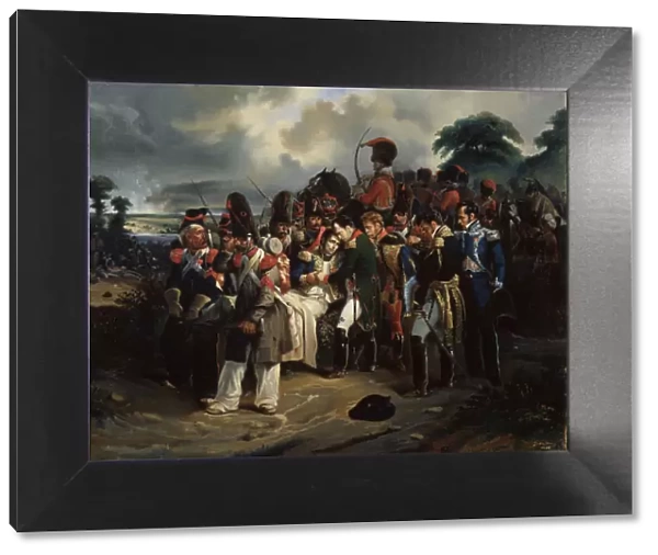 Napoleon Bidding Farewell to Marshal Jean Lannes, 1858. Artist: Dorian