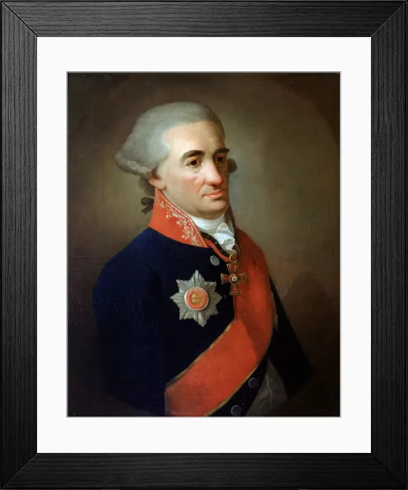 Framed Print : Portrait of the Poet Michail M Kheraskov, late 18th century. Artist: K Goekke Framed Print : Portrait of the Poet Michail M Kheraskov, late 18th century. Artist: K Goekke