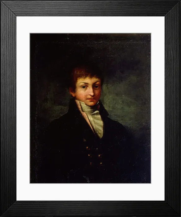 Framed Print : Portrait of the Poet Konstantin N Batyushkov, 1800s. Artist: Russian Master Framed Print : Portrait of the Poet Konstantin N Batyushkov, 1800s. Artist: Russian Master