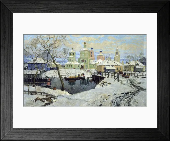 Framed Print : Small Village Torzhok, 1917. Artist: Konstantin Ivanovich Gorbatov Framed Print : Small Village Torzhok, 1917. Artist: Konstantin Ivanovich Gorbatov