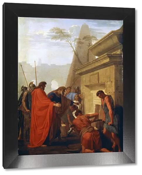 Darius the Great Opening the Tomb of Nitocris, 17th century. Artist: Eustache Le Sueur