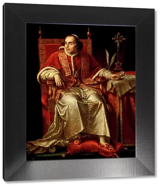 Portrait of Pope Pius VII, 1817. Artist: Jean Baptiste Joseph Wicar