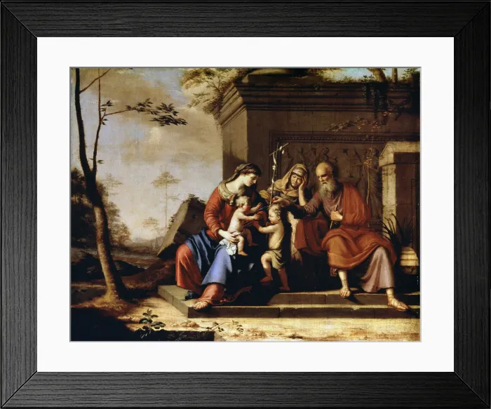 Framed Print : The Holy Family, 1655. Artist: Pierre Cauchy Framed Print : The Holy Family, 1655. Artist: Pierre Cauchy