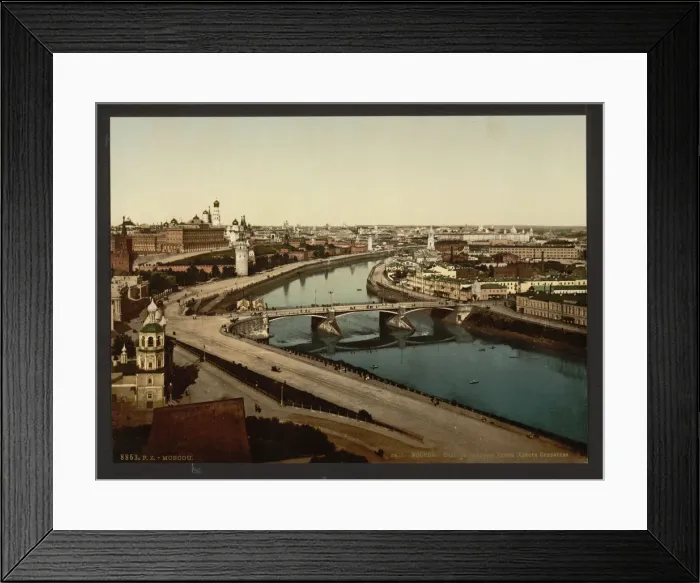 Framed Print : View of Zamoskvorechye (Panoramic view of Moscow), 1890s Framed Print : View of Zamoskvorechye (Panoramic view of Moscow), 1890s