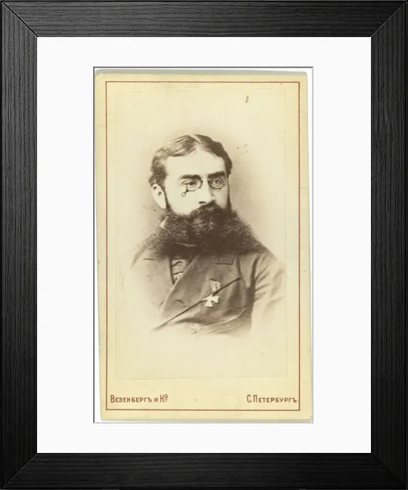 Framed Print : Portrait of the playwright and theatre director Vladimir Nemirovich-Danchenko (1858-1941)