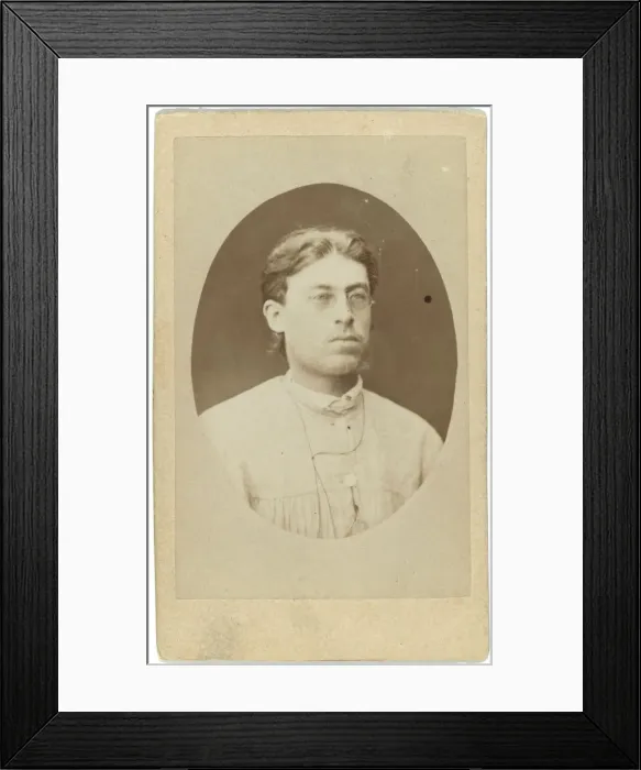 Framed Print : Portrait of the Ethnograph Nikolay Alekseyevich Vitashevsky (1857-1918) Framed Print : Portrait of the Ethnograph Nikolay Alekseyevich Vitashevsky (1857-1918)
