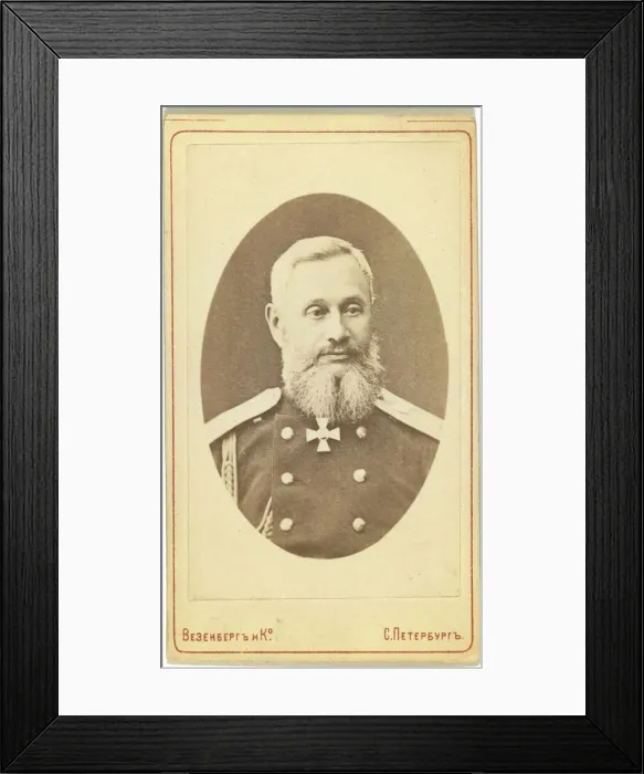 Framed Print : Portrait of Pyotr S. Vannovskiy (1822-1904) Framed Print : Portrait of Pyotr S. Vannovskiy (1822-1904)