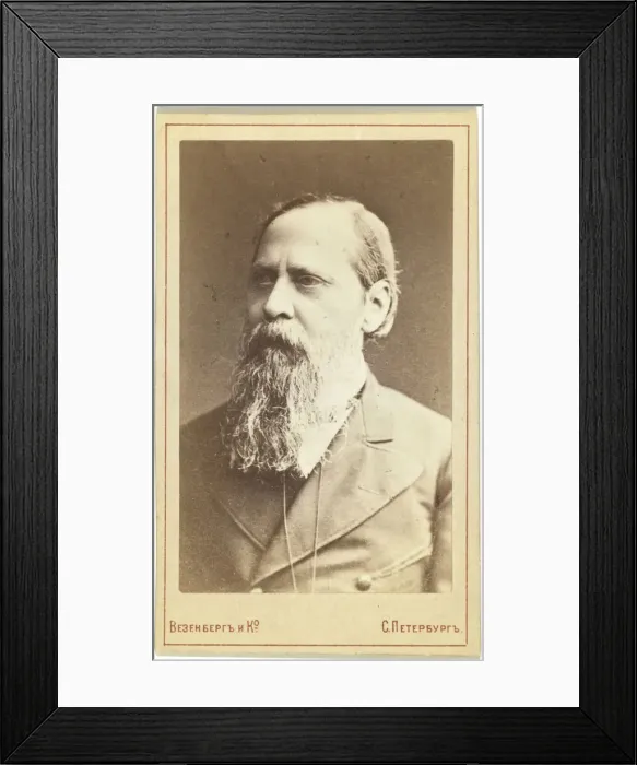 Framed Print : Portrait of the writer Mikhail Saltykov-Shchedrin (1826-1889) Framed Print : Portrait of the writer Mikhail Saltykov-Shchedrin (1826-1889)