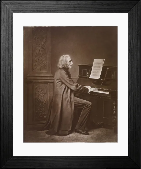 Framed Print : Portrait of the Composer Franz Liszt (1811-1886), 1880s Framed Print : Portrait of the Composer Franz Liszt (1811-1886), 1880s