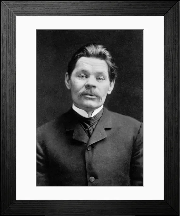 Framed Print : Portrait of the Author Maxim Gorky (1868-1936), c. 1906 Framed Print : Portrait of the Author Maxim Gorky (1868-1936), c. 1906