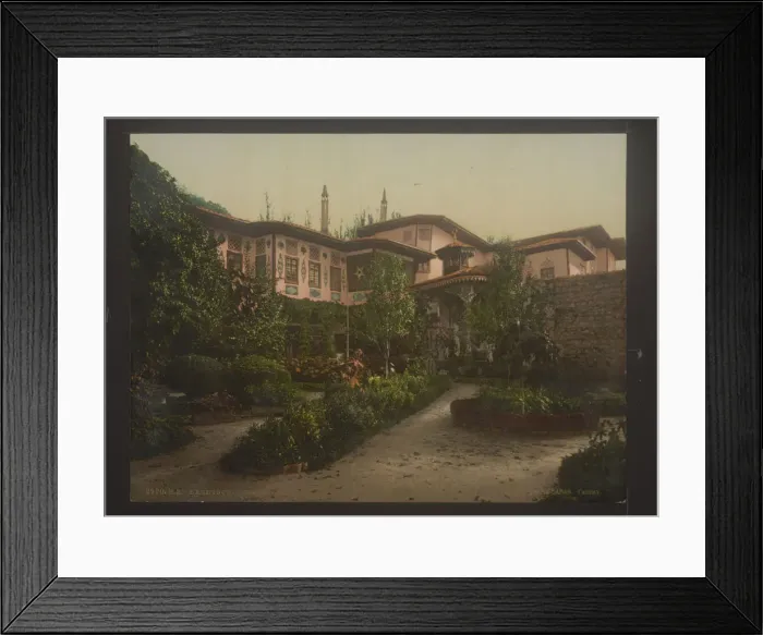 Framed Print : The Khans Palace in Bakhchisaray, 1890-1900 Framed Print : The Khans Palace in Bakhchisaray, 1890-1900