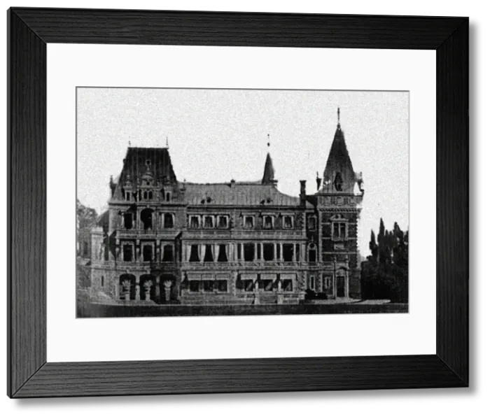 Framed Print : Rebuilding project of the Massandra Palace by M. Messmacher, 1889 Framed Print : Rebuilding project of the Massandra Palace by M. Messmacher, 1889