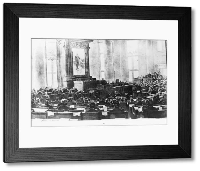 Framed Print : First Imperial Duma in session on 1917 March 17, 1917