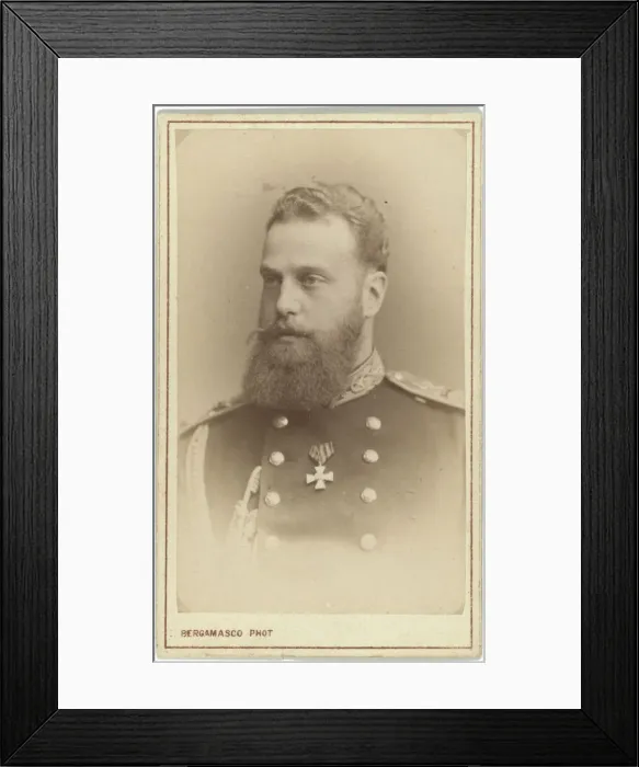 Framed Print : Portrait of Grand Duke Alexei Alexandrovich of Russia (1850-1908), 1880s Framed Print : Portrait of Grand Duke Alexei Alexandrovich of Russia (1850-1908), 1880s