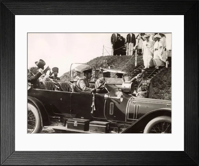 Framed Print : Emperor Nicholas II and President Poincare in Saint Petersburg in July 1914, 1914 Framed Print : Emperor Nicholas II and President Poincare in Saint Petersburg in July 1914, 1914