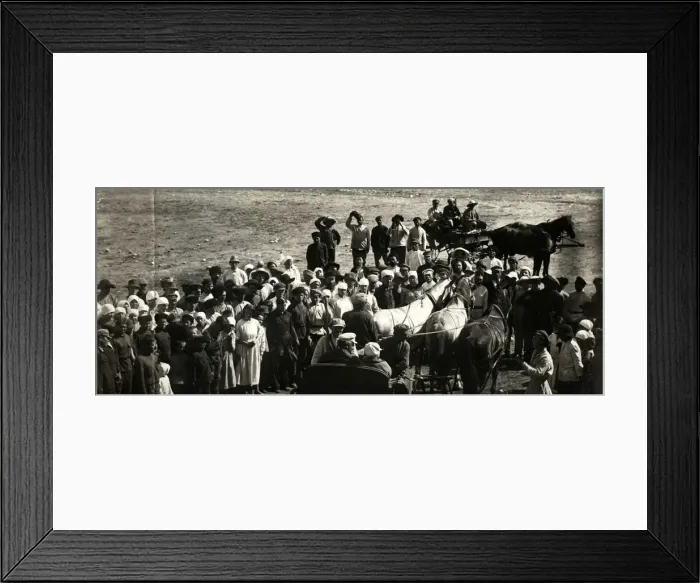 Framed Print : Leon Trotsky underway at a village, 1924 Framed Print : Leon Trotsky underway at a village, 1924