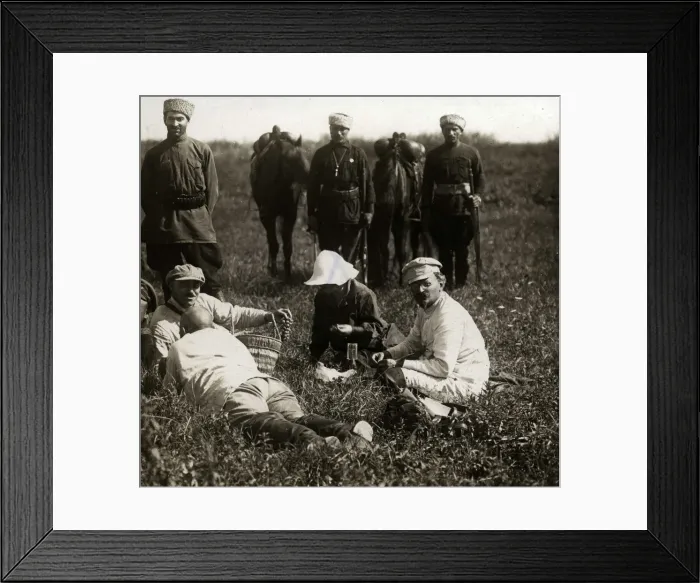 Framed Print : Leon Trotsky with his wife in the Caucasus, 1929 Framed Print : Leon Trotsky with his wife in the Caucasus, 1929