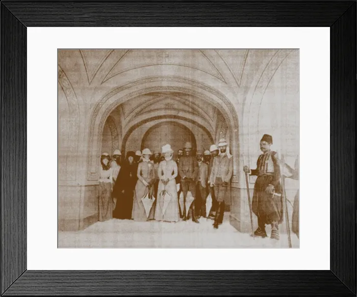 Framed Print : Grand Duke Sergei Alexandrovich and Grand Duchess Elizabeth Fyodorovna at the Russian Church Consecration in Gethsemane, 1888 Framed Print : Grand Duke Sergei Alexandrovich and Grand Duchess Elizabeth Fyodorovna at the Russian Church Consecration in Gethsemane, 1888