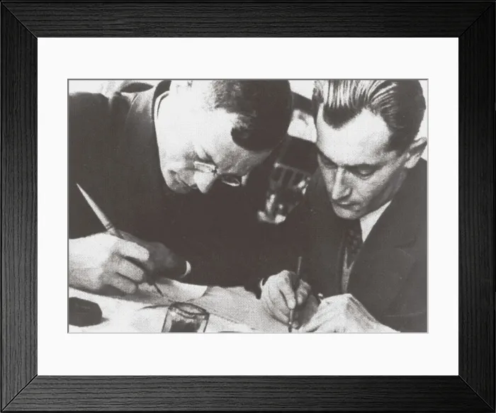 Framed Print : Writers Ilya Ilf and Yevgeny Petrov, 1932 Framed Print : Writers Ilya Ilf and Yevgeny Petrov, 1932