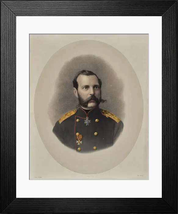 Framed Print : Portrait of Emperor Alexander II of Russia (1818-1881), 1860s Framed Print : Portrait of Emperor Alexander II of Russia (1818-1881), 1860s