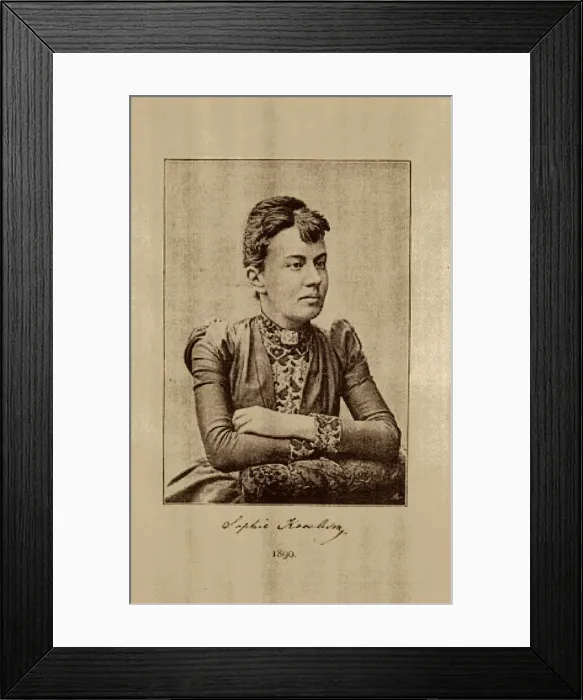 Framed Print : Portrait of the mathematician Sofia Vasilyevna Kovalevskaya (1850-1891), 1890 Framed Print : Portrait of the mathematician Sofia Vasilyevna Kovalevskaya (1850-1891), 1890
