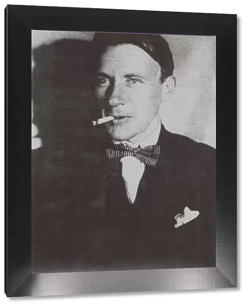 Portrait of the author Mikhail Bulgakov (1891-1940), 1920