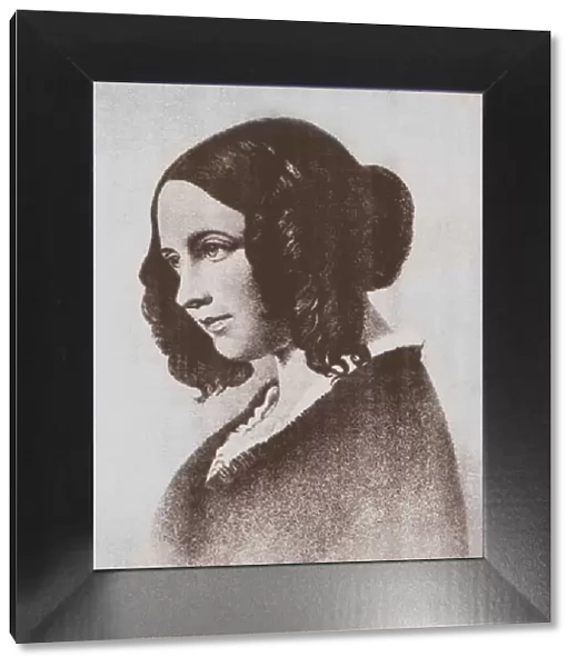 Catherine Dickens (nee Hogarth) (1815-1879), the wife of novelist Charles Dickens