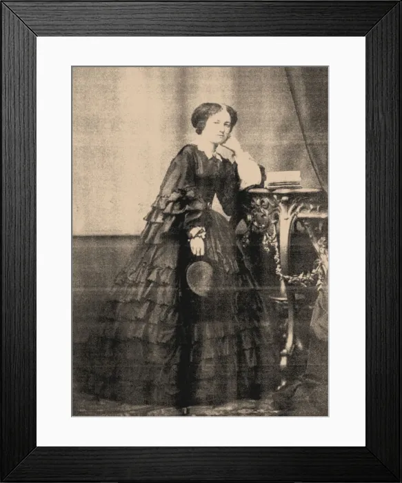 Framed Print : Anna Fyodorovna Tyutcheva (1829-1889), 1862 Framed Print : Anna Fyodorovna Tyutcheva (1829-1889), 1862