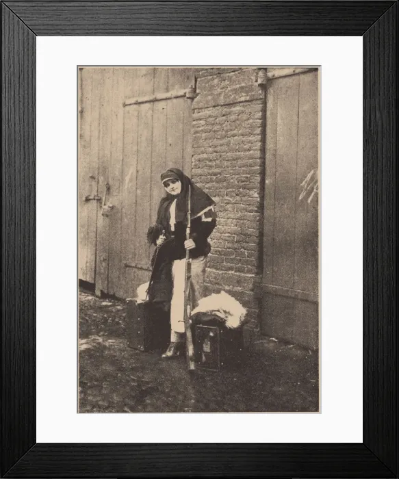 Framed Print : Nadezhda Teffi (1872-1952) as Nurse during World War I, 1915 Framed Print : Nadezhda Teffi (1872-1952) as Nurse during World War I, 1915