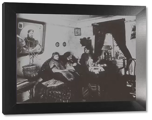 Marina Tsvetaeva, Anastasia Tsvetaeva and Sergey Efron, 1910s