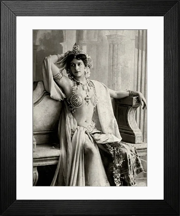 Framed Print : Mata Hari, 1906 Framed Print : Mata Hari, 1906