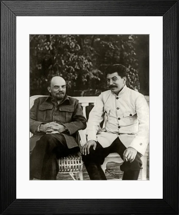 Framed Print : Stalin and Lenin. August 1922, 1922 Framed Print : Stalin and Lenin. August 1922, 1922