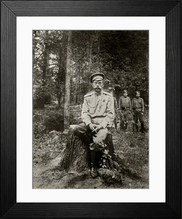 Framed Print : Nicholas II of Russia (1868-1918). March 1917 Framed Print : Nicholas II of Russia (1868-1918). March 1917